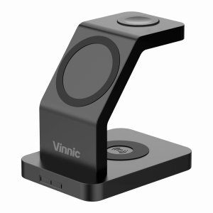 VINNIC Magsafe 3-in-1 磁吸式 無線充電座360度角度調較