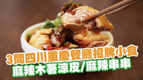 推介3間四川重慶餐廳招牌小食　麻辣木薯涼皮／麻辣串串／酸菜魚