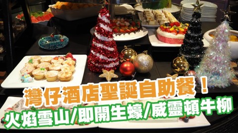 灣仔諾富特世紀酒店Novotel Le Cafe推出$335聖誕自助餐！任食火焰雪山／即開生蠔／威靈頓牛柳