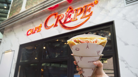 法式Crepe專門店Café Crêpe登陸尖沙咀K11！招牌蘋果金寶Crepe／新店限定朱古力榛子Crepe