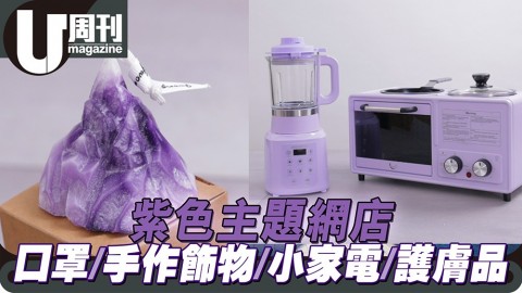 紫色主題網店　口罩/手作飾物/小家電/護膚品