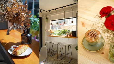 【坪洲好去處】坪洲新開純白小清新Cafe 自家製雜菜豬肉酥/BB版咖啡