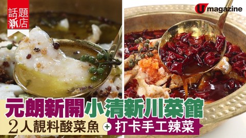 【話題新店】元朗新開小清新風四川菜館 2人份酸菜魚+打卡手工辣菜