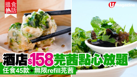 【搵食熱話】酒店$158芫茜點心放題 任食45款+無限refill芫茜