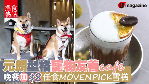 【搵食熱話】元朗型格寵物友善 cafe 晚市套餐加 $8 任食 MÖVENPICK 雪糕