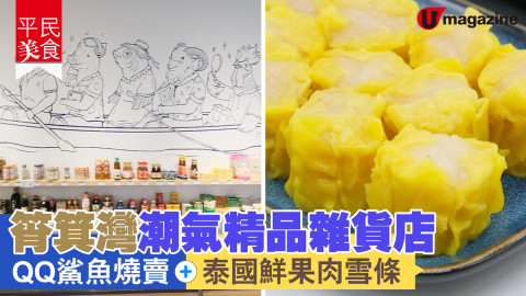 【平民美食】潮氣精品雜貨店掃 QQ 鯊魚燒賣