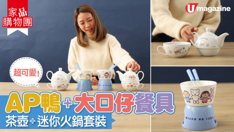 【家品購物團】AP鴨+大口仔餐具  茶煲+迷你火鍋套裝