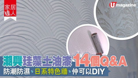 【家居達人】潮興珪藻土油漆 14個Q&A 防潮防濕、日系特色牆、仲可以DIY