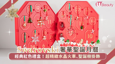 【聖誕倒數月曆】Swarovski Advent Calendar開箱！一同登上飛往聖誕村的水晶火車吧！